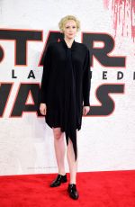 GWENDOLINE CHRISTIE at Star Wars: The Last Jedi Photocall in London 12/13/2017