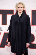 GWENDOLINE CHRISTIE at Star Wars: The Last Jedi Photocall in London 12/13/2017