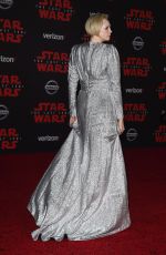 GWENDOLINE CHRISTIE at Star Wars: The Last Jedi Premiere in Los Angeles 12/09/2017