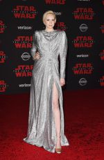 GWENDOLINE CHRISTIE at Star Wars: The Last Jedi Premiere in Los Angeles 12/09/2017