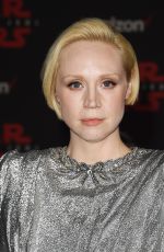 GWENDOLINE CHRISTIE at Star Wars: The Last Jedi Premiere in Los Angeles 12/09/2017