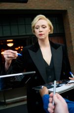 GWENDOLINE CHRISTIE Leaves Bowery Hotel in New York. 12/04/2017