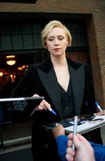 GWENDOLINE CHRISTIE Leaves Bowery Hotel in New York. 12/04/2017