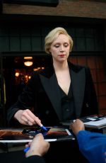GWENDOLINE CHRISTIE Leaves Bowery Hotel in New York. 12/04/2017