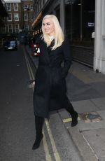 GWENS TEFANI Leaves Kiss FM Studios in London 12/01/2017