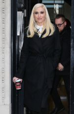 GWENS TEFANI Leaves Kiss FM Studios in London 12/01/2017