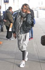 HAIDI KLUM at JFK Airport in New York 12/20/2017