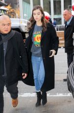 HAILEE STEINFELD at Jimmy Kimmel Live in New York 12/14/2017