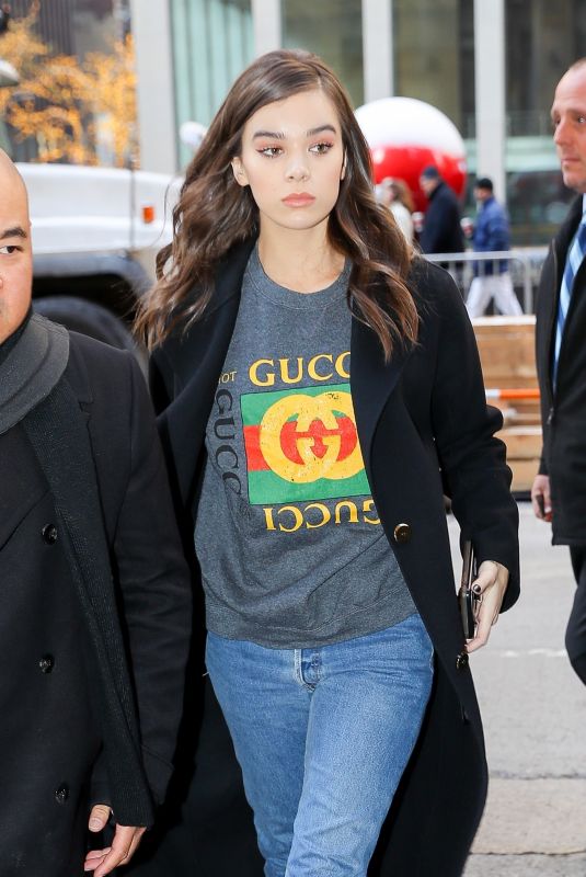 HAILEE STEINFELD at Jimmy Kimmel Live in New York 12/14/2017