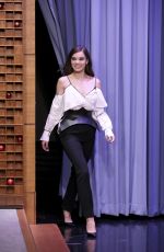 HAILEE STEINFELD at Tonight Show Starring Jimmy Fallon in New York 12/14/2017