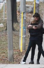 HAILEY BALDWIN and Shawn Mendes Out in Toronto 12/21/2017