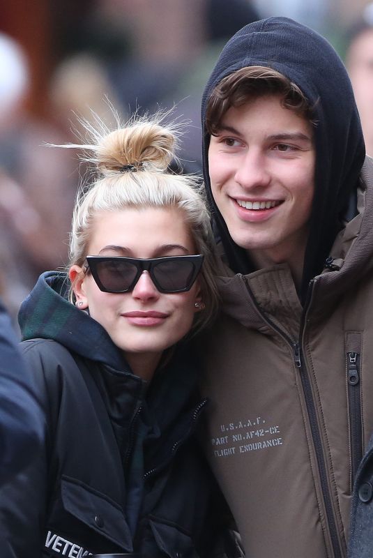 HAILEY BALDWIN and Shawn Mendes Out in Toronto 12/21/2017