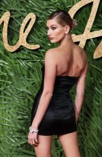 HAILEY BALDWIN at British Fashion Awards 2017 in London 12/04/2017
