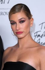 HAILEY BALDWIN at British Fashion Awards 2017 in London 12/04/2017