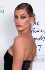 HAILEY BALDWIN at British Fashion Awards 2017 in London 12/04/2017
