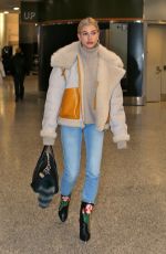 HAILEY BALDWIN at Pearson International Airport in Toronto 12/08/2017