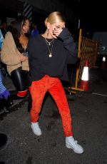 HAILEY BALDWIN Night Out in London 12/04/2017