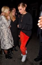 HAILEY BALDWIN Night Out in London 12/04/2017