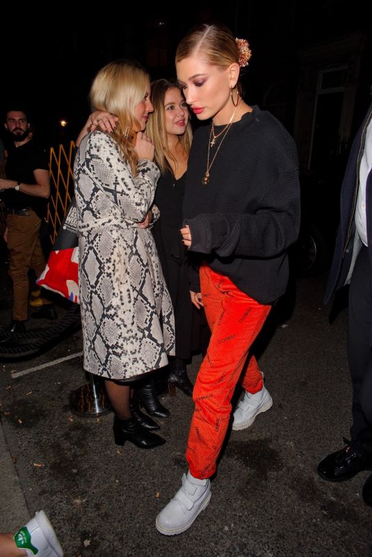 HAILEY BALDWIN Night Out in London 12/04/2017