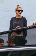 HAILEY BALDWIN Out for Boat Ride in Miami 12/27/2017