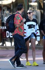 HAILEY BALDWIN Out Shopping in Miami 12/28/2017
