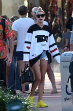 HAILEY BALDWIN Out Shopping in Miami 12/28/2017