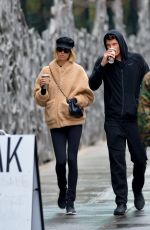 HAILEY CLAUSON and Julian Herrera Out for Coffees in New York 12/13/2017