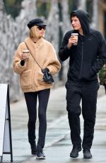 HAILEY CLAUSON and Julian Herrera Out for Coffees in New York 12/13/2017