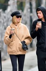 HAILEY CLAUSON and Julian Herrera Out for Coffees in New York 12/13/2017
