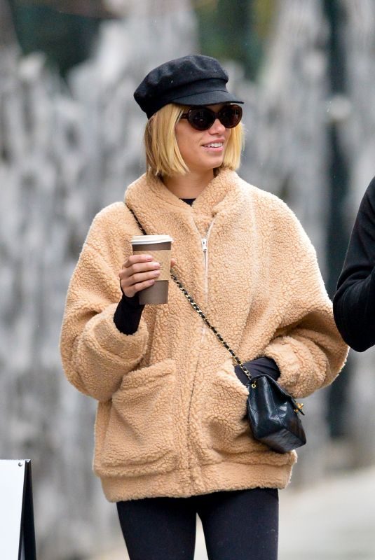 HAILEY CLAUSON and Julian Herrera Out for Coffees in New York 12/13/2017