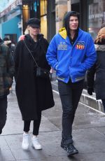 HAILEY CLAUSON and Jullien Herrera Out in New York 12/17/217