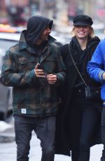 HAILEY CLAUSON and Jullien Herrera Out in New York 12/17/217