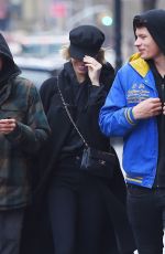 HAILEY CLAUSON and Jullien Herrera Out in New York 12/17/217