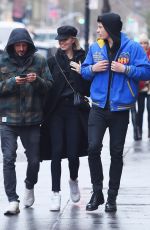 HAILEY CLAUSON and Jullien Herrera Out in New York 12/17/217