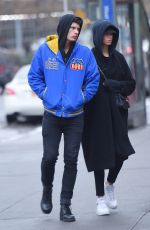 HAILEY CLAUSON and Jullien Herrera Out in New York 12/17/217