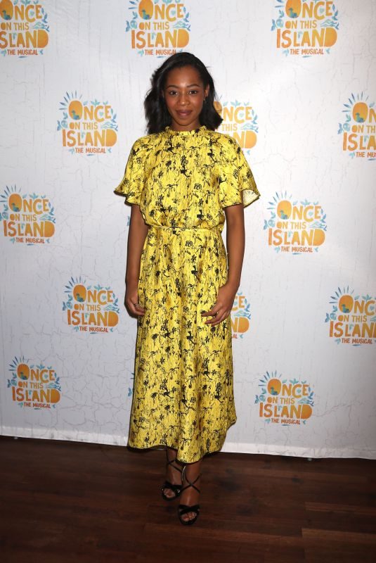 HAILEY KILGORE at Once on This Island Broadway Openingh Night in New York 12/03/2017
