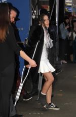 HALSEY Leaves Good Morning America in New York 12/19/2017