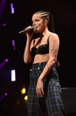 HALSEY Performs at Wild 94.9’s FM’s Jingle Ball in San Jose 11/30/2017