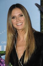 HEIDI KLUM at Cirque Du Soleil Presents Luzia at Dodger Stadium in Los Angeles 12/12/2017