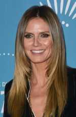 HEIDI KLUM at Cirque Du Soleil Presents Luzia at Dodger Stadium in Los Angeles 12/12/2017
