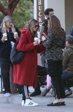 HEIDI KLUM Out in Disneyland in Anaheim 12/21/2017