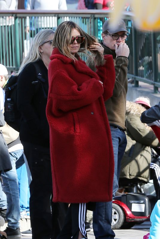 HEIDI KLUM Out in Disneyland in Anaheim 12/21/2017