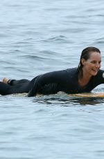 HELEN HUNT in Bikini Top on Vacation in Hawaii 12/20/2017