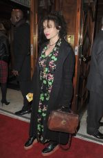 HELENA BONHAM CARTER at Hamilton Musical Press Night in London 12/21/2017