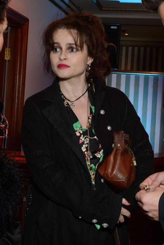HELENA BONHAM CARTER at Hamilton Musical Press Night in London 12/21/2017
