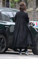 HELENA BONHAM CARTER Out and About in London 12/24/2017