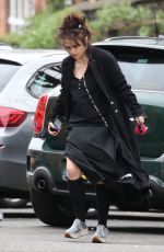 HELENA BONHAM CARTER Out and About in London 12/24/2017