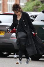 HELENA BONHAM CARTER Out and About in London 12/24/2017