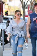 HILARY DUFF and Matthew Koma at Fairfax Flea Market in Studio City 12/03/2017