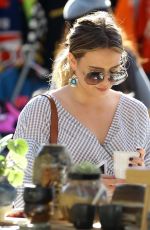 HILARY DUFF and Matthew Koma at Fairfax Flea Market in Studio City 12/03/2017